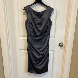 New Year’s Eve Grey Sleeveless Dress